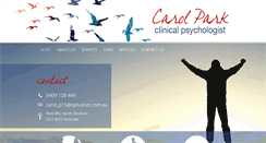 Desktop Screenshot of carolparkpsychologist.com