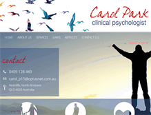 Tablet Screenshot of carolparkpsychologist.com